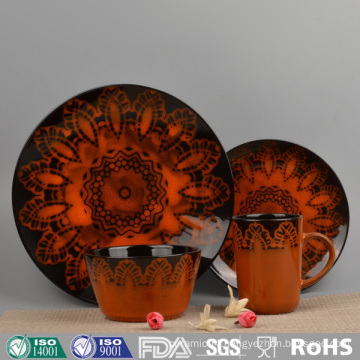 Gorgeous Design Color Glazed Ceramic Dinnerware Set 20 PCS